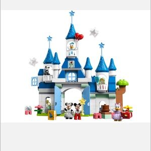 LEGO Magical Castle Set - Blue, White, and Red